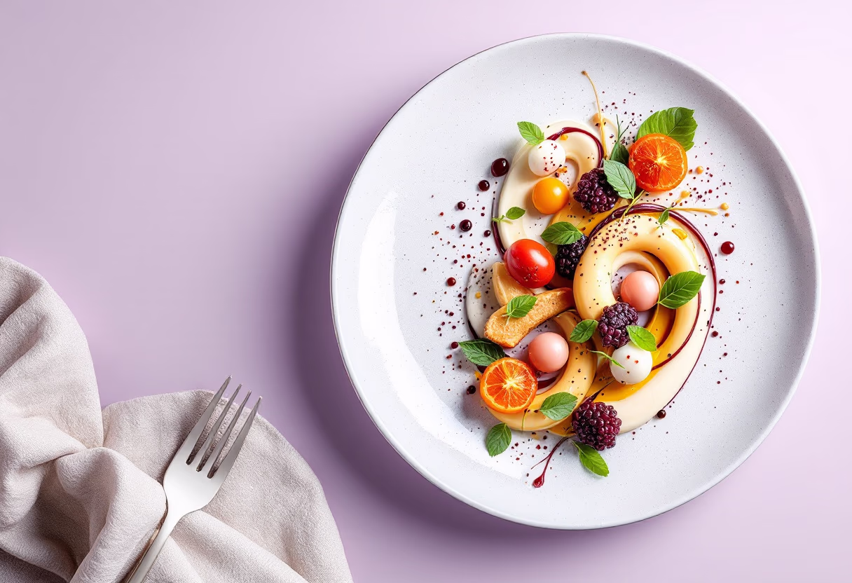 image of plated gourmet dish